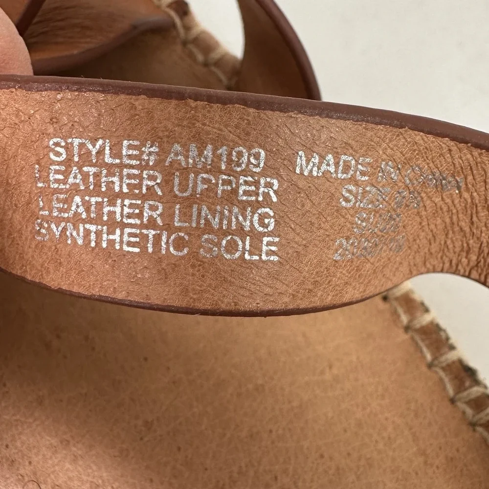 Madewell Malia Leather Espadrille Platform‎ Sandals 9.5